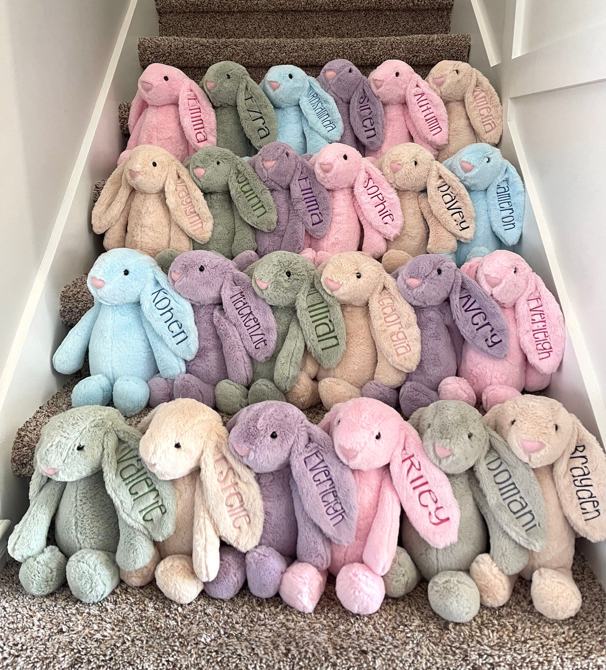 16" Plush Personalized Bunny
