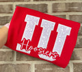 Indiana Hoosiers Sequins Crewneck